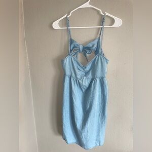 Kohl's Chambray Blue Babydoll Dress